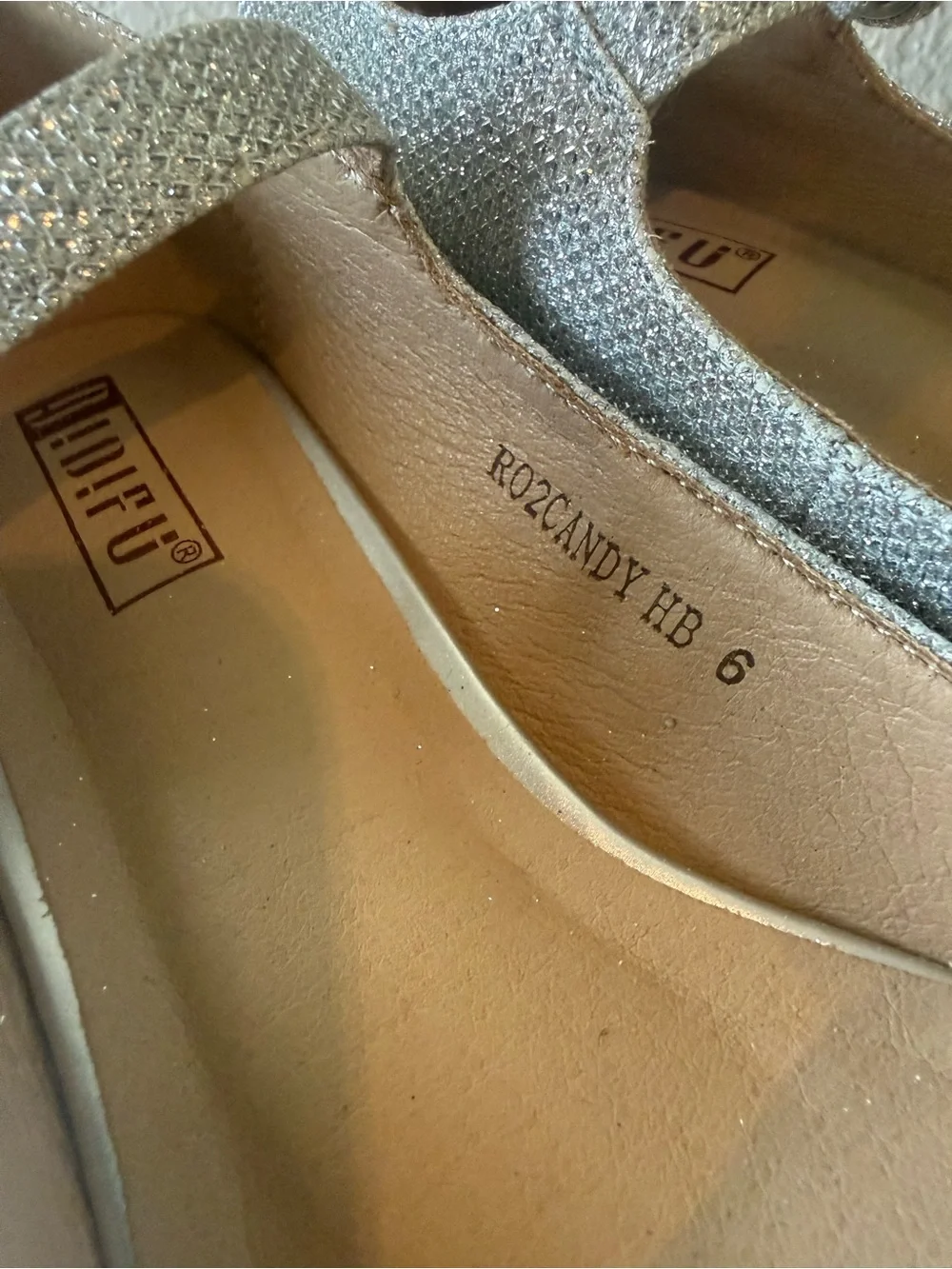 New Sparkling Silver Mary Jane Heels - Women's Dress Pumps